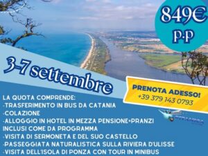 TOUR DEL CIRCEO 3-7 SETTEMBRE