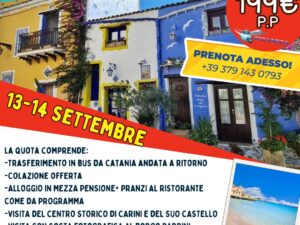 CARINI-BORGO PARRINI- MONDELLO 13-14 SETTEMBRE
