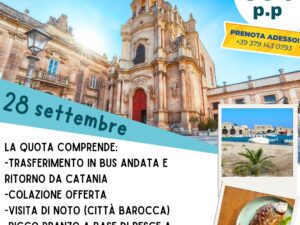 NOTO E I BORGHI MARINARI DI MARZAMEMI E PORTOPALO 28 SETTEMBRE