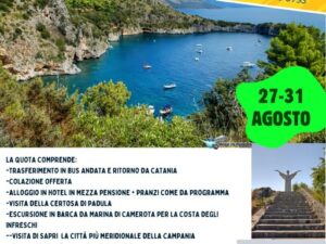 TOUR DEL CILENTO 27-31 AGOSTO
