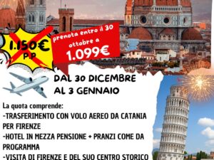 CAPODANNO A FIRENZE 30 DICEMBRE 3 GENNAIO
