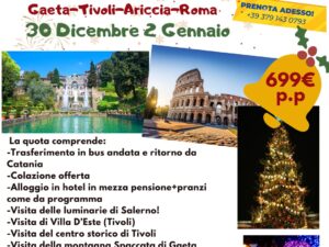 CAPODANNO ROMANO 30 DICEMBRE 2 GENNAIO