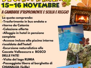 WEEKEND DI SAN MARTINO 15-16 NOVEMBRE